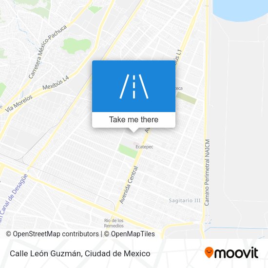 Mapa de Calle León Guzmán