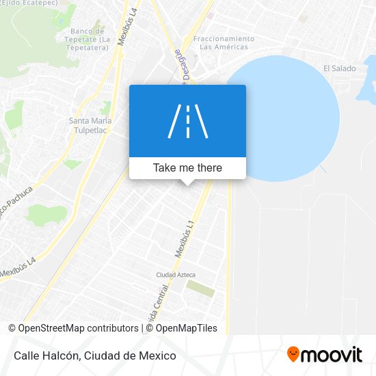 Mapa de Calle Halcón