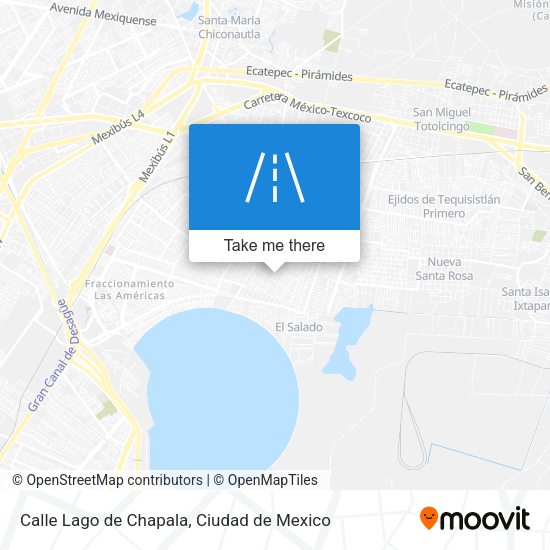 Calle Lago de Chapala map