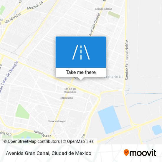 Avenida Gran Canal map