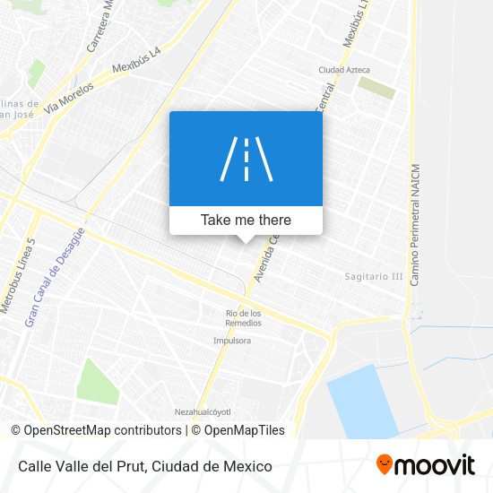 Calle Valle del Prut map