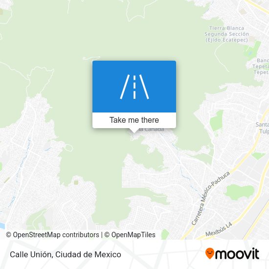 Calle Unión map