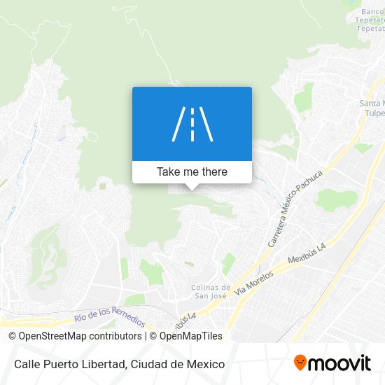 Calle Puerto Libertad map