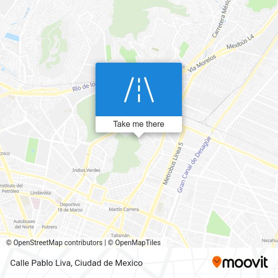 Mapa de Calle Pablo Liva