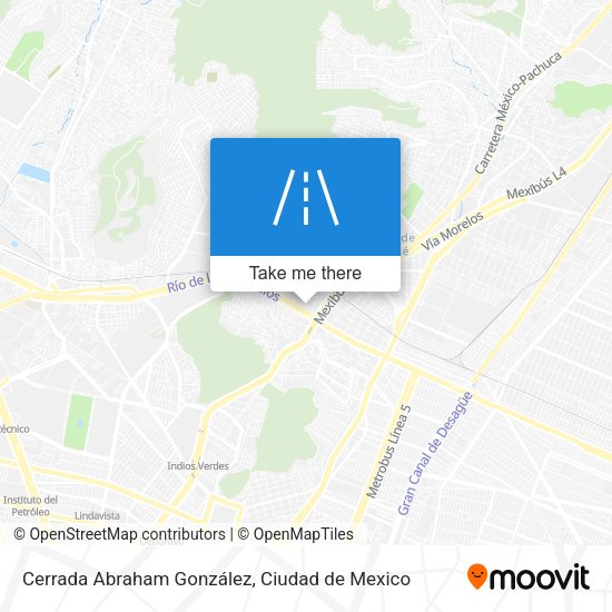Cerrada Abraham González map
