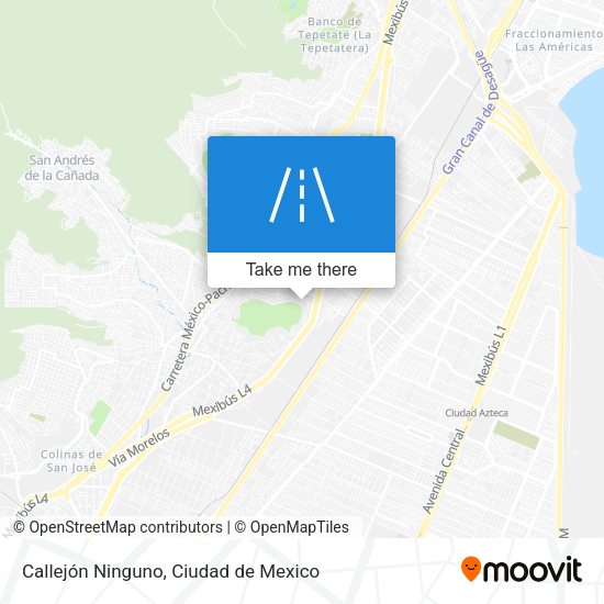Mapa de Callejón Ninguno