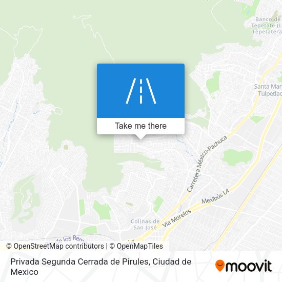 Mapa de Privada Segunda Cerrada de Pirules