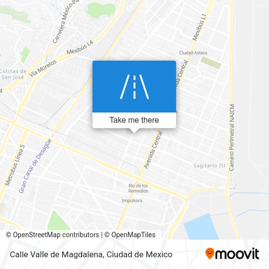 Calle Valle de Magdalena map