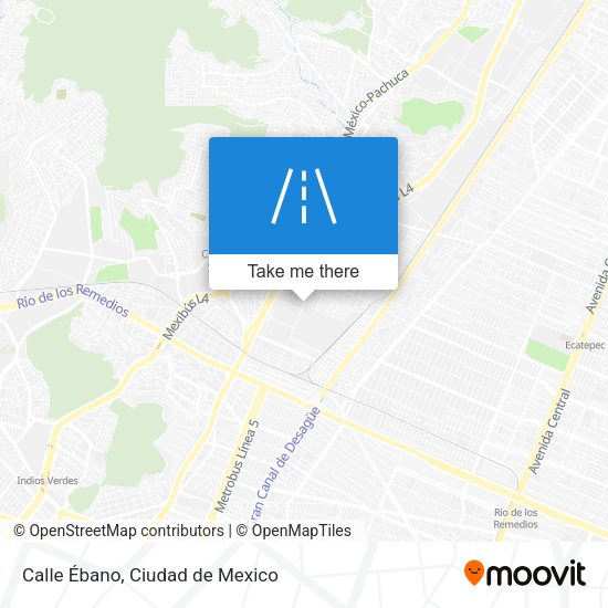 Calle Ébano map