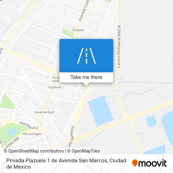 Privada Plazuela 1 de Avenida San Marcos map