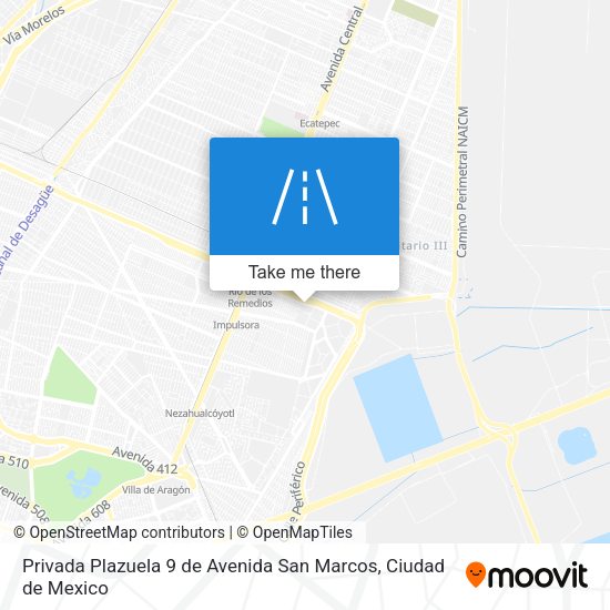 Mapa de Privada Plazuela 9 de Avenida San Marcos
