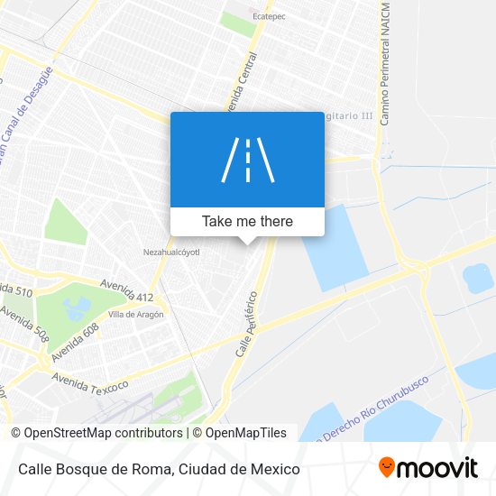 Calle Bosque de Roma map
