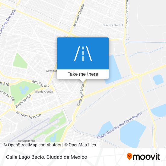 Calle Lago Bacio map