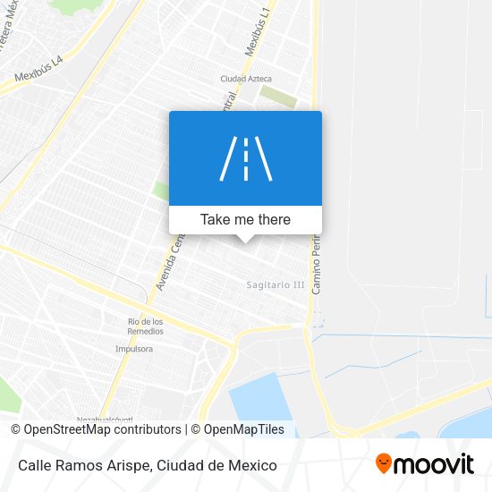 Calle Ramos Arispe map