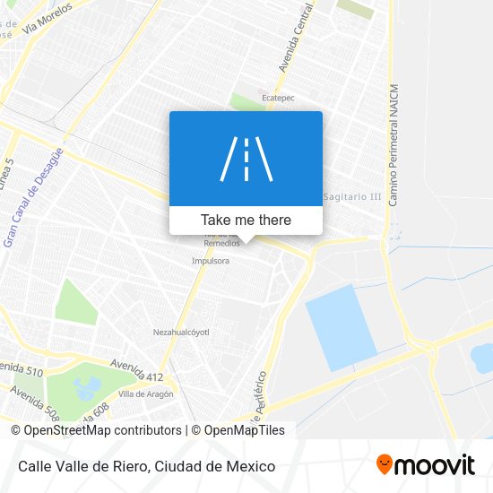 Calle Valle de Riero map