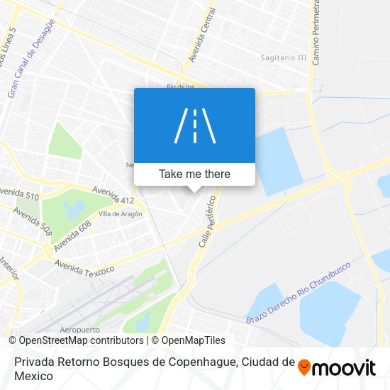 Privada Retorno Bosques de Copenhague map