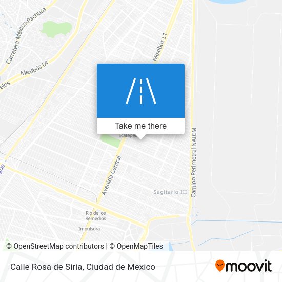 Calle Rosa de Siria map