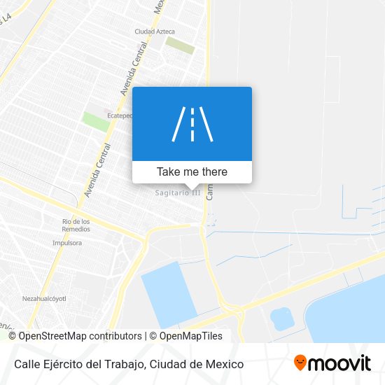 Calle Ejército del Trabajo map
