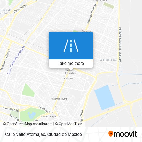 Calle Valle Atemajac map