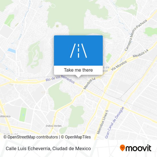 Mapa de Calle Luis Echeverría