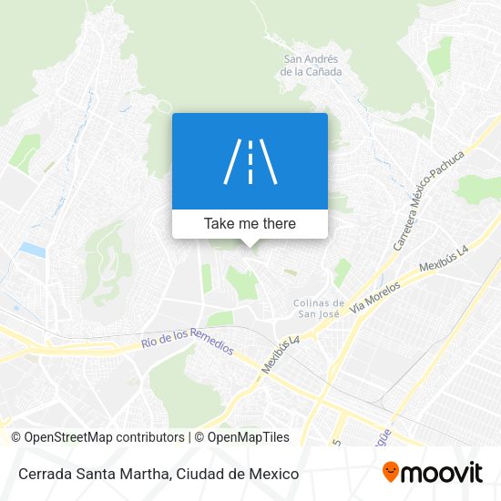 Cerrada Santa Martha map