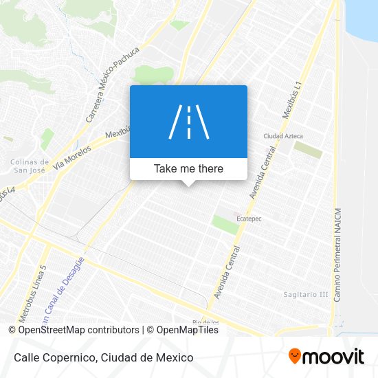 Calle Copernico map