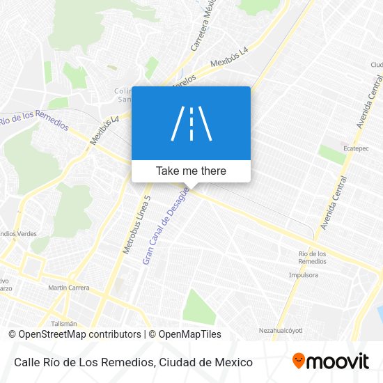 Calle Río de Los Remedios map
