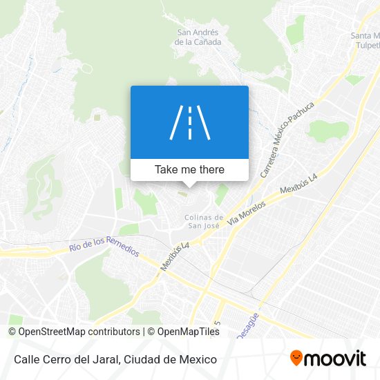 Calle Cerro del Jaral map