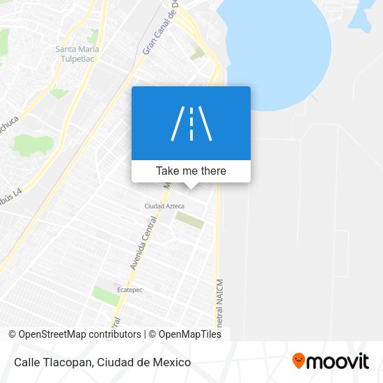 Calle Tlacopan map