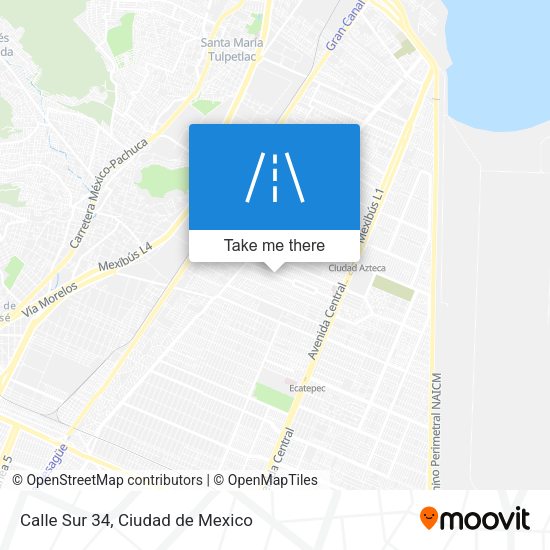 Mapa de Calle Sur 34