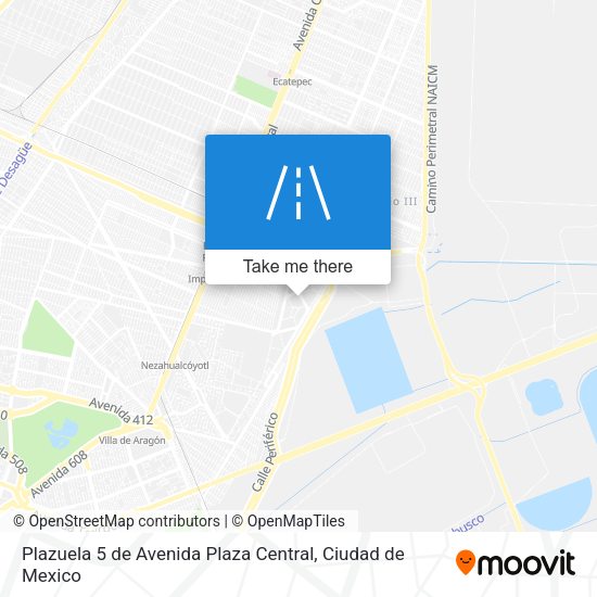 Plazuela 5 de Avenida Plaza Central map