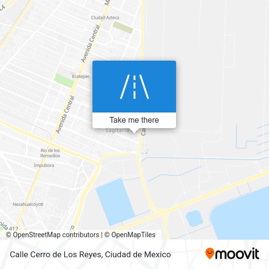 Mapa de Calle Cerro de Los Reyes