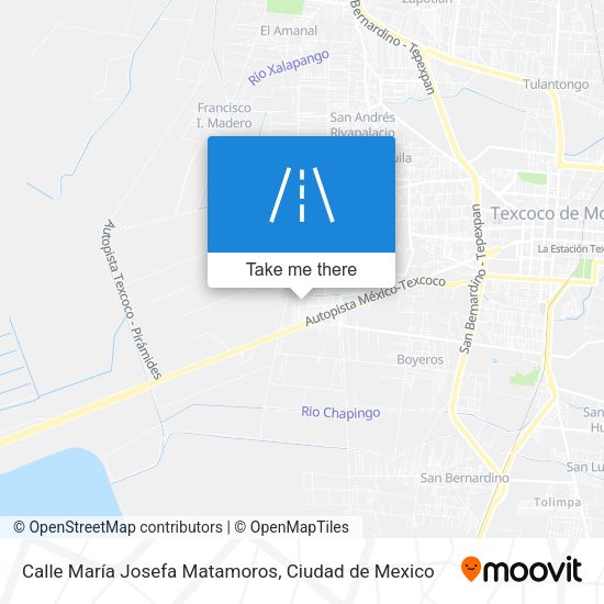 Calle María Josefa Matamoros map