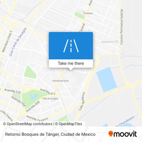 Retorno Bosques de Tánger map