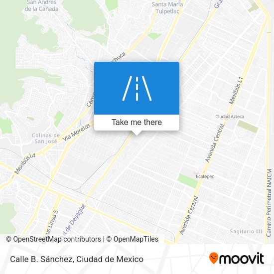 Calle B. Sánchez map