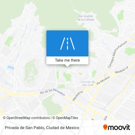 Privada de San Pablo map