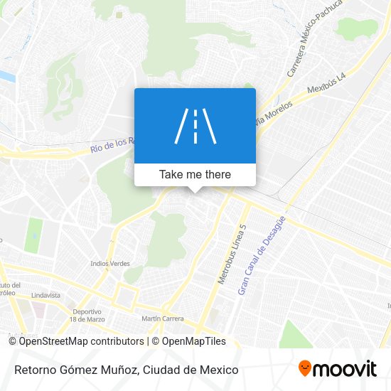 Retorno Gómez Muñoz map