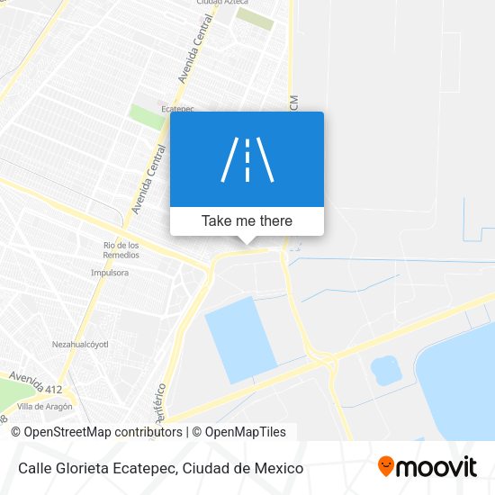Mapa de Calle Glorieta Ecatepec