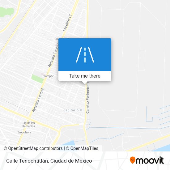 Mapa de Calle Tenochtitlán