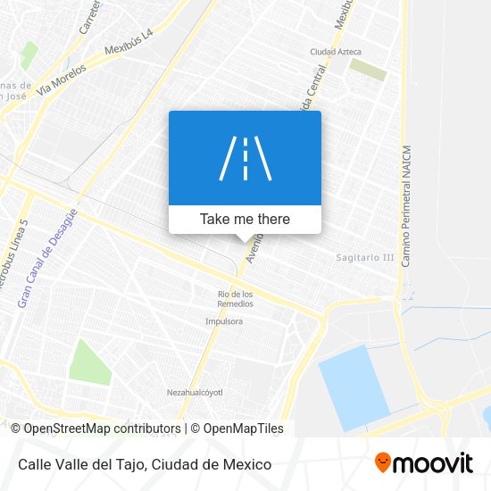 Calle Valle del Tajo map