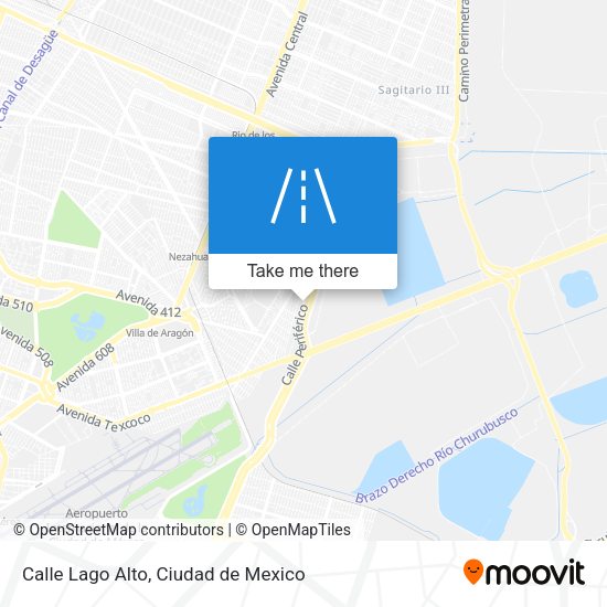 Calle Lago Alto map