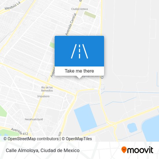 Calle Almoloya map