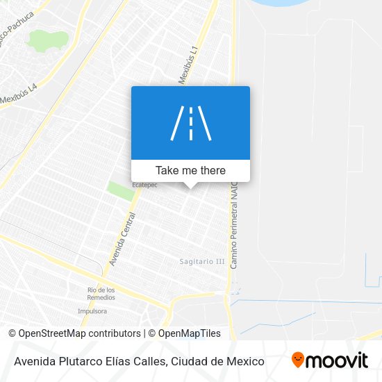 Avenida Plutarco Elías Calles map