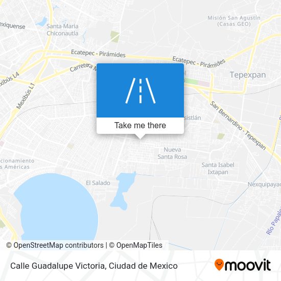 Calle Guadalupe Victoria map
