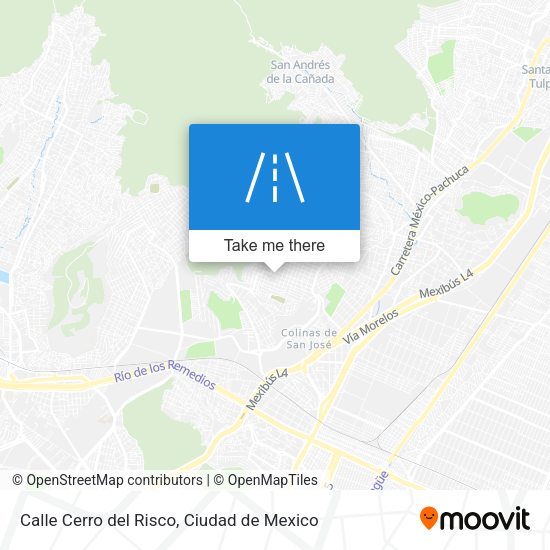 Calle Cerro del Risco map