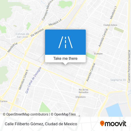 Mapa de Calle Filiberto Gómez