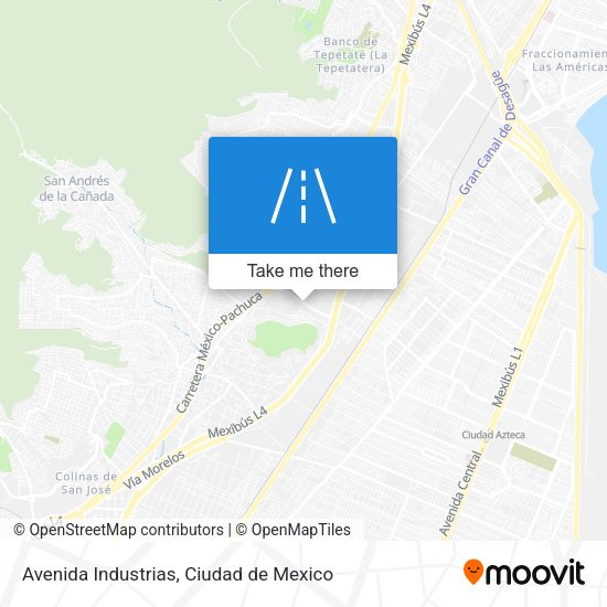 Avenida Industrias map