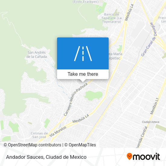 Andador Sauces map