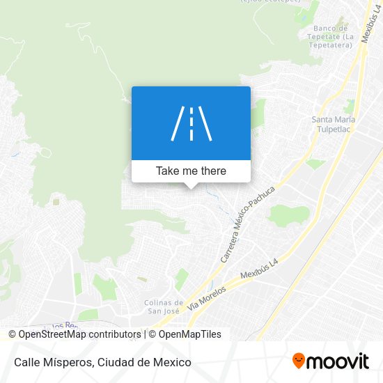 Calle Mísperos map