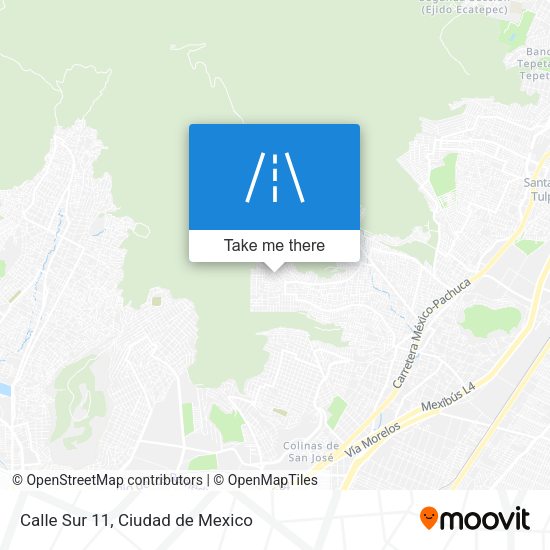 Mapa de Calle Sur 11